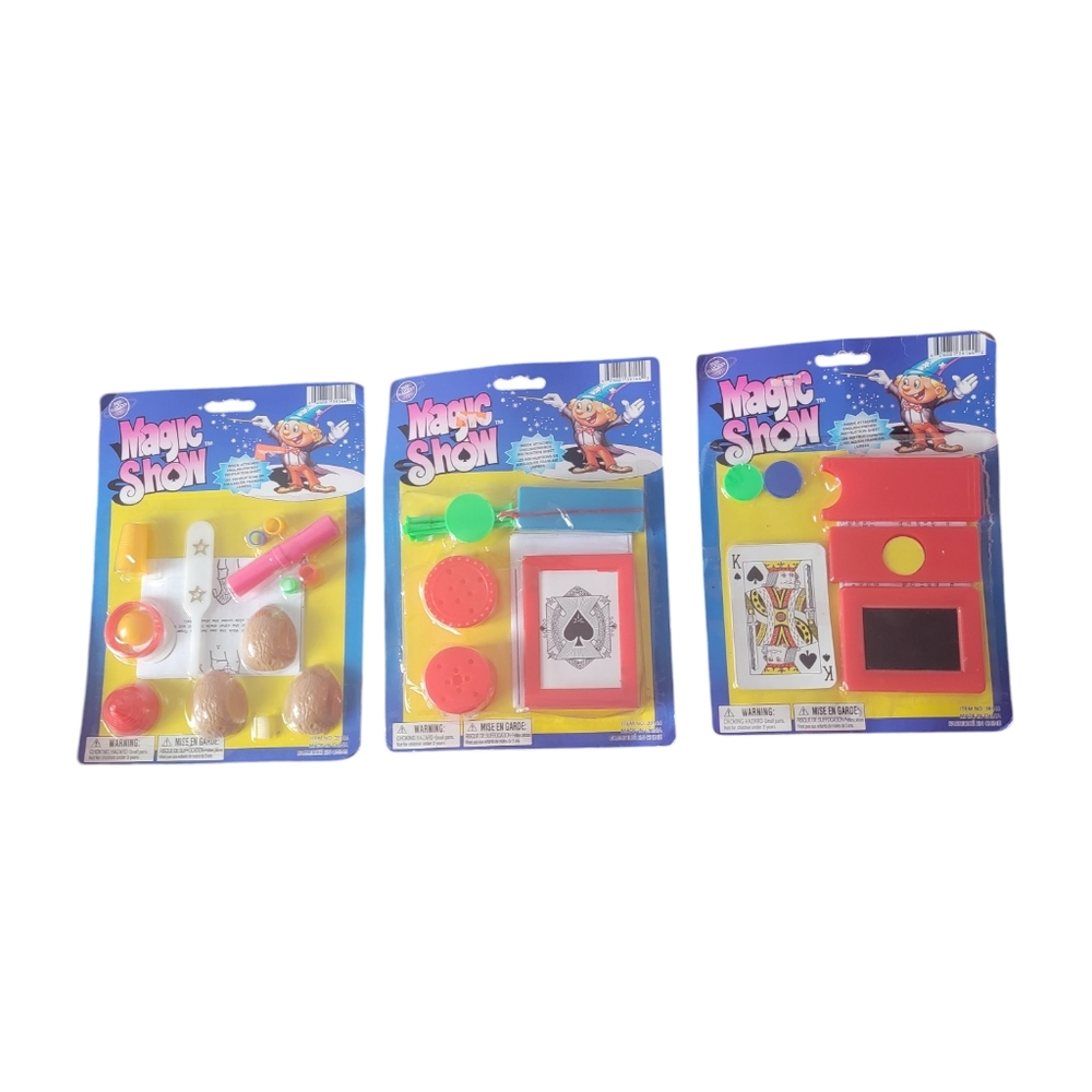 Vintage Dime Store Magic Show Kits